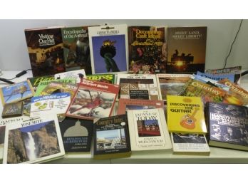 Lot Of Books: Birds, Travel & Various Books With Set Of Bird Knowledge Cards