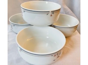 4 Princess House Heritage Blossom Bowls Made In Japan