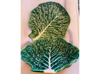 Leaf Pattern Platter And Vegetable Tray - So Pretty And Unique!