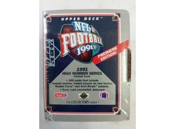 1991 High Number Series Football Sports Cards In Unopened & Sealed Box