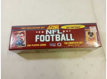 1991 Series 1 & 2 Collector Set NFL Football Sports Cards In Unopened & Sealed Box