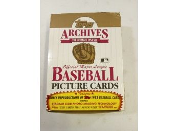 Topps Archives The Ultimate 1953 Set Official Major League Baseball Picture Cards