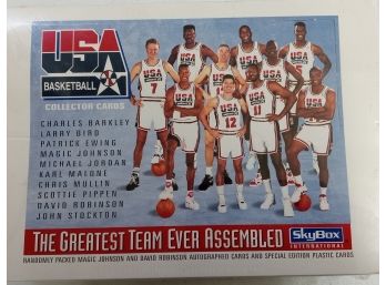 Skybox USA Basketball Collector Cards 'the Greatest Team Ever Assembled' New Sealed Box 36 Ct /8 Cards Per Ct