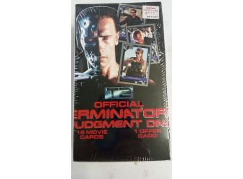 T2 Official Terminator Judgment Day Movie Cards, New Sealed In Box