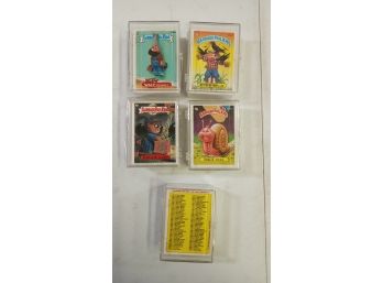 Lot Of 5 Cases Of Garbage Pail Kids Cards