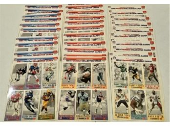 Lot Of 31 McDonald's Limited Edition 1993 GameDay Collector Card, Sheets A #1, B #2 & C #3