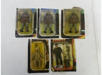 (Lot Of 5) Carded Action Figures -- Star Wars And Gi Joe