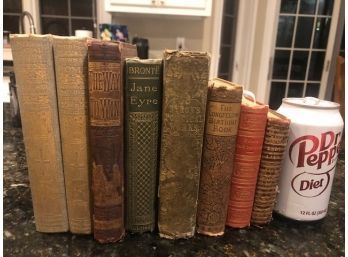 Great Lot Of Books With Gold Gilded Spines