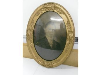 Vintage Oval Frame With Portrait