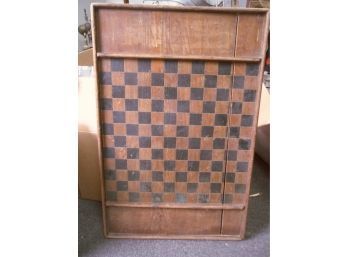 Antique Checkers/Chess Gameboard