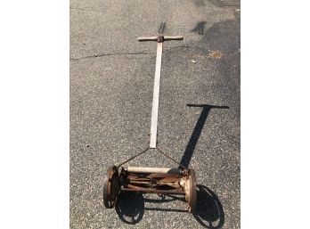Antique Push Lawnmower -- Granite State Manufacturing Company, Hinsdale NH