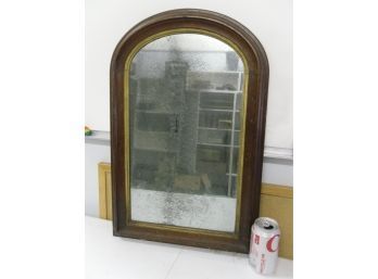 Antique Wooden Frame Wall Mirror
