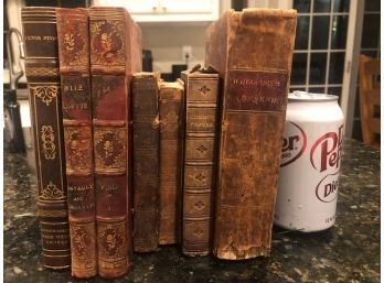Great Leather Bound Lot For Decor Or Collector