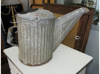 Vintage Galvanized Watering Can (no Sprinkler Head)