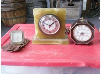 (Lot Of 3) Vintage Clocks