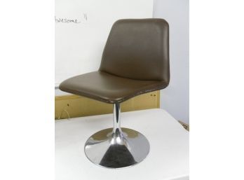 Retro Brown Upholstered Chair - Very Clean!