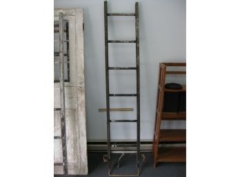 Vintage Wooden Ladder Segment With Hardware