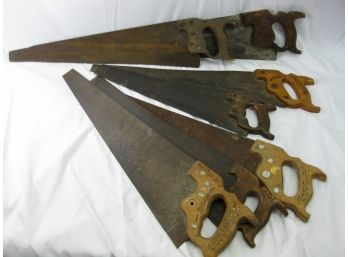 (Lot Of 7) Handsaws Through The Ages