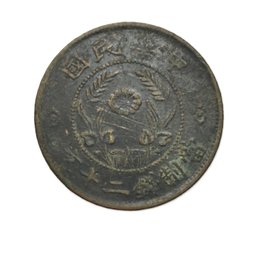 CHINA EMPIRE NAN  20 CASH LARGE COPPER COIN