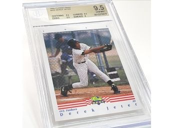 Derek Jeter 1992 Classic Best #402 Rookie BGS 9.5 - RC NY Yankees