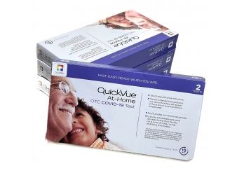 QuickVue At-Home OTC COVID-19 Test, 4 Packs, 8 Tests Total
