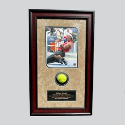 Rafael Nadal, Photograph And Signed Tennis Ball With Certificate Of Authenticity
