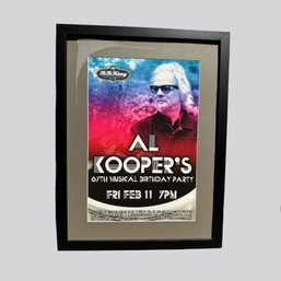 Original Concert Poster For Al Kooper 67th Birthday Concert, 2011