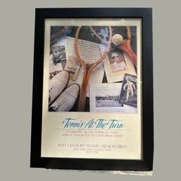 Tennis At The Turn Exhibition Poster For The Driftway Collection