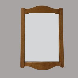 Rectangular Mirror In Maple Frame