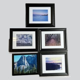 5 Framed Photographs In Various Sizes