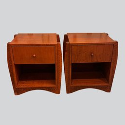 Pair Of Dialogica 'My Darling' Bedside Tables Designed By Monique And Sergio Savarese , C. 1996