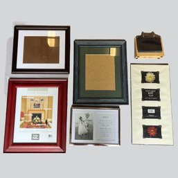 5 Various Picture Frames And A Photo Filp Display