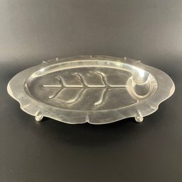 SIlver Plate Footed Meat Platter