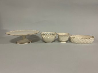 Group Of Four Ivory Lenox Porcelain Serving Pieces