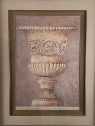 Framed Poster Of A Classical Urn, Modern