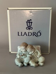 Lladro Figurine Of Sleeping Babies
