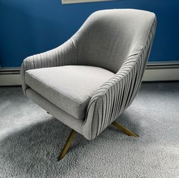 West Elm Midcentury Modern Style Roar Rabbit Upholstered Armchair