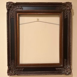Carved And Ebonized Wood Picture Frame