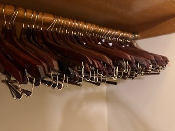 50 Wood Trouser/suit Hangers