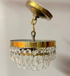 Two Tier Crystal Pendant Chandelier