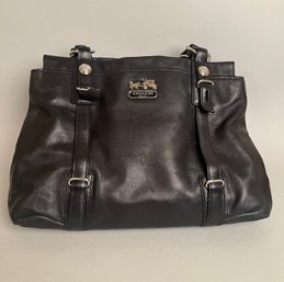 Coach Black Madison Mia Leather Bag D1073 - 15409