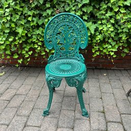 Painted Iron Garden Chair