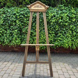 Neo Classical Style Gilt Wood Easel