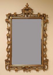 George III, Chinoiserie Style, Carved, Gilt Wood Mirror, Modern