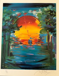 Peter Max (American B.1937), The Better World, Reproduction Art Print, 1989