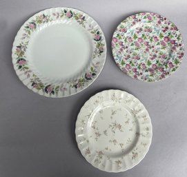 Group Of Three Plates