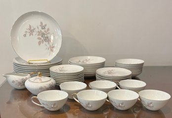 Partial Service Of Mikasa Rose Crest China