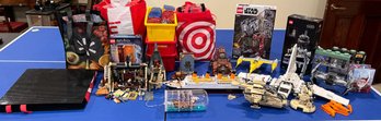 Group Of Lego Sets  And Pieces (Some New In Box: Including Harry Potter, Star Wars And The Titanic