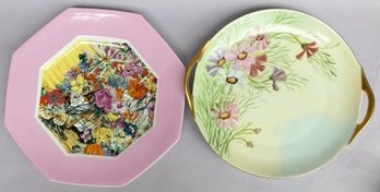 Two Vintage Serving Plates