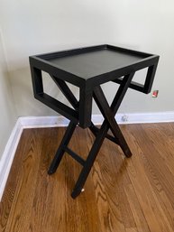 Black Folding Tray Table